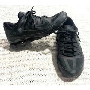 Nike Sneakers Reax 8 TR Mesh Mens Size 10.5 EU 44.5 621716 Training Triple Black